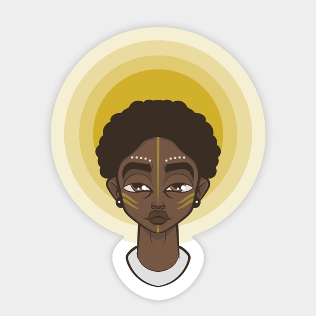 King Sticker by JSNDMPSY